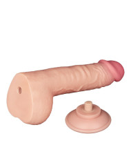 LoveToy - Sliding Skin Dildo 24 cm (  4.3 cm) - Nude