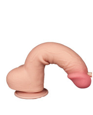 LoveToy - Sliding Skin Dildo 24 cm (  4.3 cm) - Nude