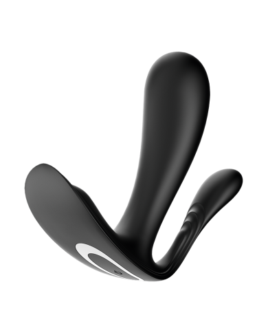 Satisfyer - Top Secret  - Wearable Vibrator with Anal Stimulator - Black Satisfyer - Top Secret  - Wearable Vibrator with Anal Stimulator - Black