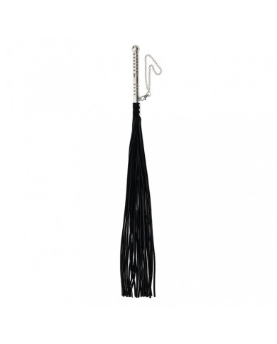 Rimba - Whip with alu handle and suede strings (long)