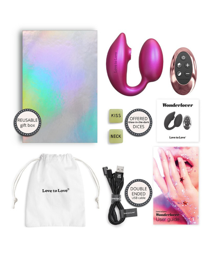 Love to Love - Wonderlover - Clitoral Vibrator - Pink