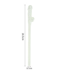 LoveToy - Glow in The Dark Willy Straws - Pack van 9