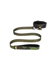 Collar with Leash - Army Theme