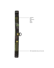 Collar with Leash - Army Theme