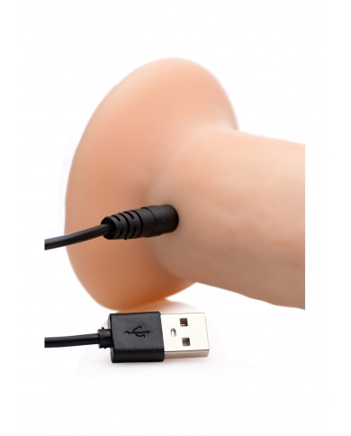 7X Remote Control Thumping Dildo 8 7  - Flesh