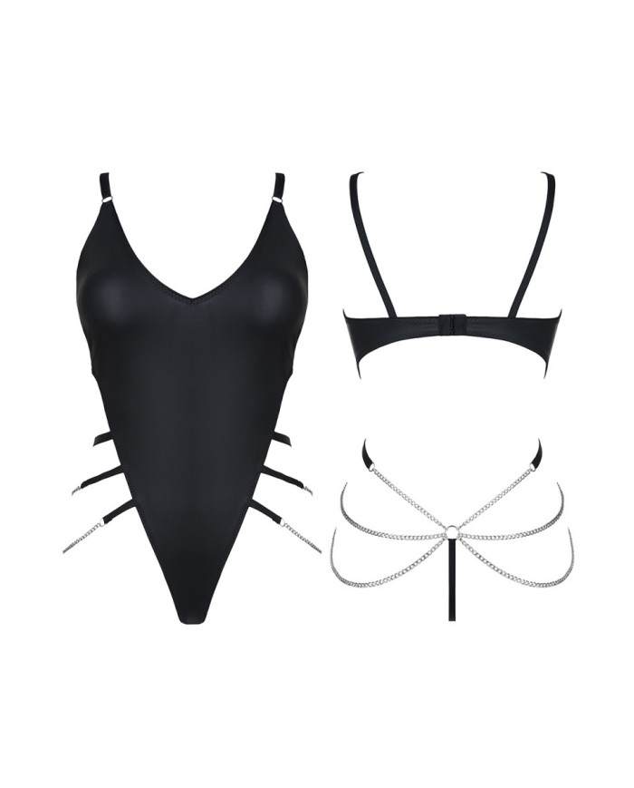 DDKery001 - black teddy - sizes: S,M,L,XL,XXL