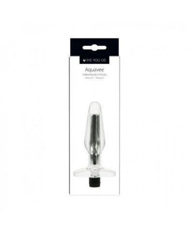Me You Us Aquavee Vibrating Butt Plug Transparent Me You Us Aquavee Vibrating Butt Plug Transparent