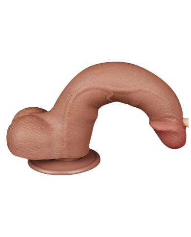 LoveToy - Sliding Skin Dildo 20 cm (  4 cm) - Brown LoveToy - Sliding Skin Dildo 20 cm (  4 cm) - Brown