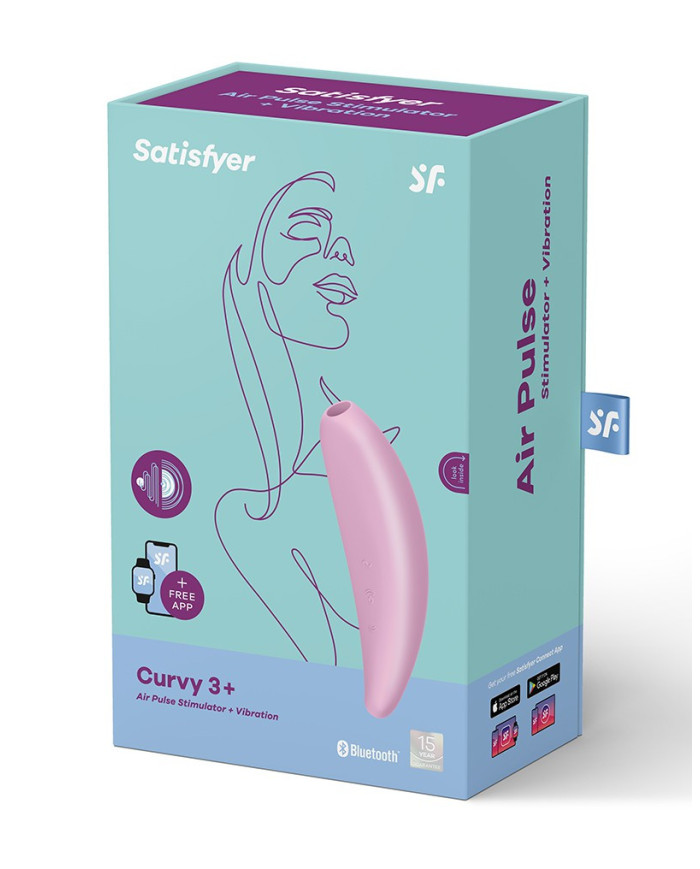 Satisfyer Curvy 3  Pink   incl. Bluetooth and App
