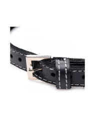 Bling Vixen - Leather Choker with Rhinestones