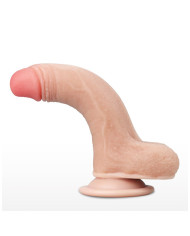 LoveToy - Sliding Skin Dildo 7    18 cm - Nude