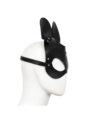 Black Mouse Leather Mask