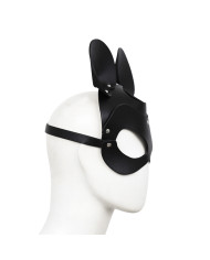 Black Mouse Leather Mask