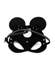 Black Mouse Leather Mask