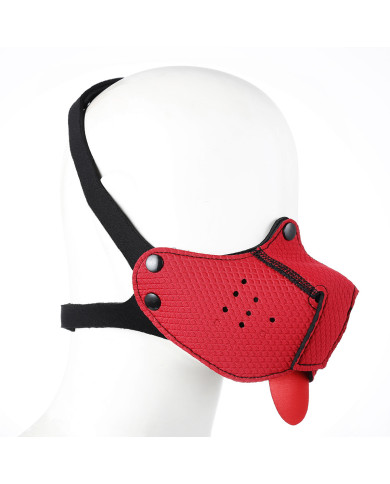 Neoprene Puppy Dog Red Mouth Mask Neoprene Puppy Dog Red Mouth Mask
