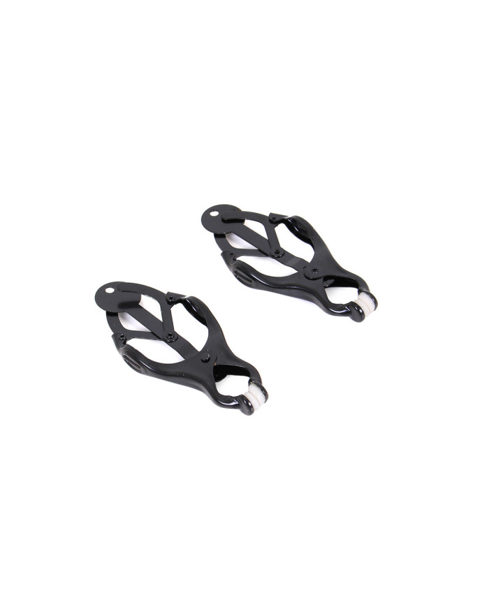Budget Clover Nipple Clamp Black Set
