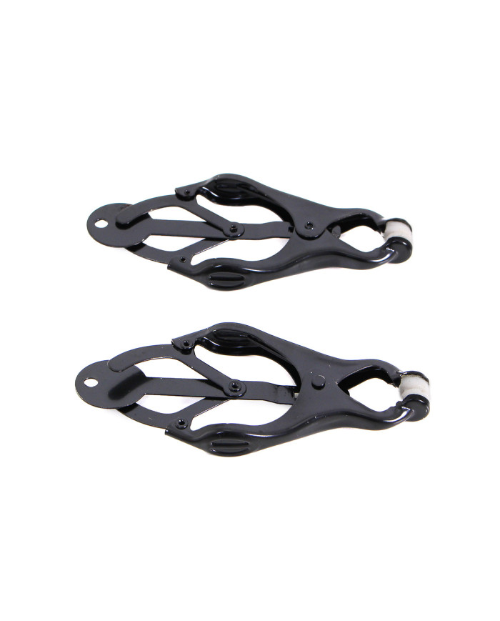 Budget Clover Nipple Clamp Black Set