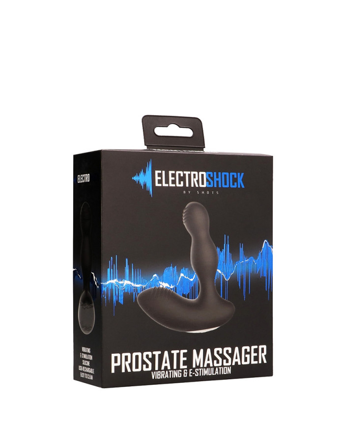 E-Stimulation Vibrating Prostate massager - Black