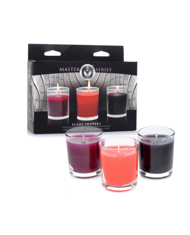 Flame Drippers Candle Set Designed for Wax Play Flame Drippers Candle Set Designed for Wax Play