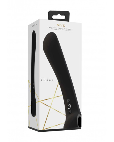 Ombra - Bendable Vibrator - Black Ombra - Bendable Vibrator - Black