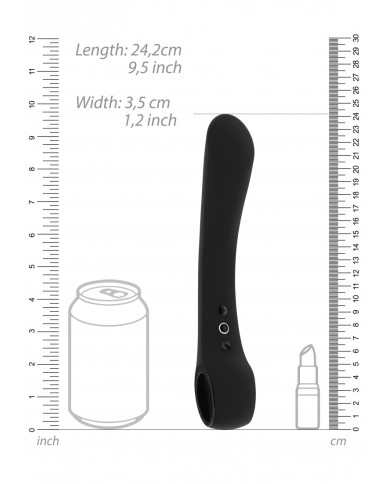 Ombra - Bendable Vibrator - Black Ombra - Bendable Vibrator - Black