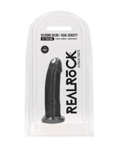 Silicone Dildo Without Balls - 15 3 cm - Black Silicone Dildo Without Balls - 15 3 cm - Black
