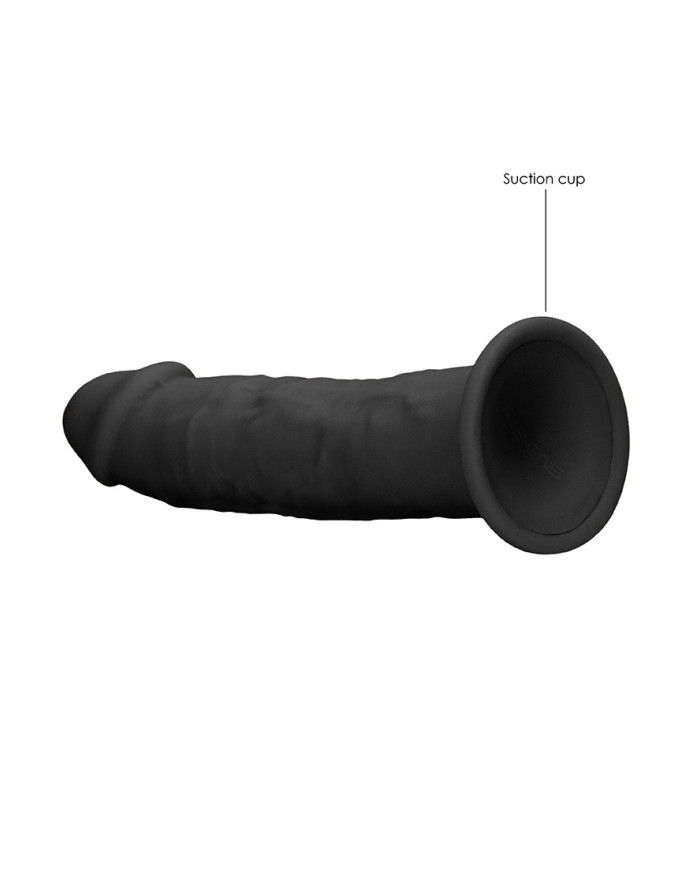 Silicone Dildo Without Balls - 15 3 cm - Black