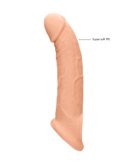 Penis Extender with Rings - 22 cm - Flesh