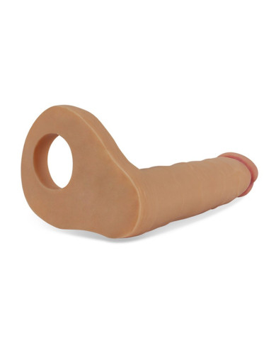 LoveToy - The Ultra Soft Double 6.25    16 cm - Dubbele Penetratie Dildo - Nude
