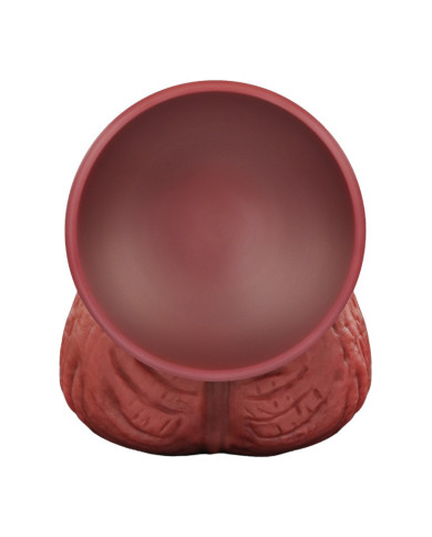 LoveToy - Extreme Dildo with Rope Pattern 24 cm - Brown   Nude