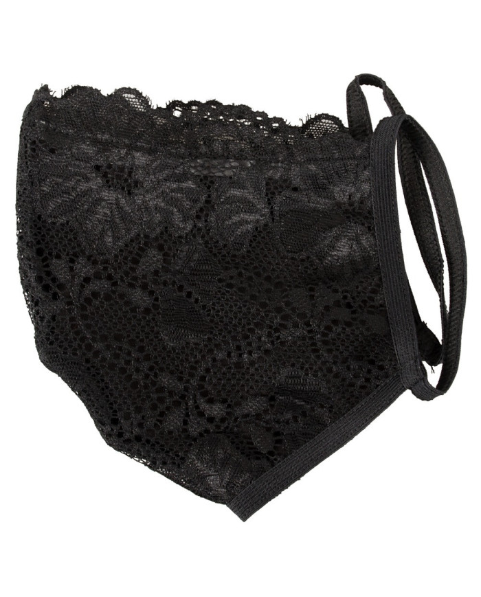 Mask with Lace black