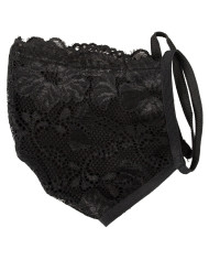 Mask with Lace black