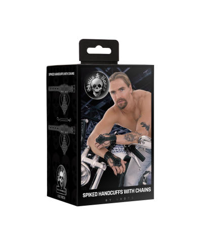 Handcuffs with Spikes and Chains