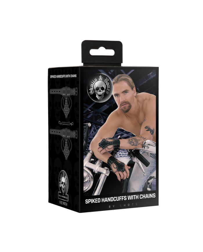 Handcuffs with Spikes and Chains