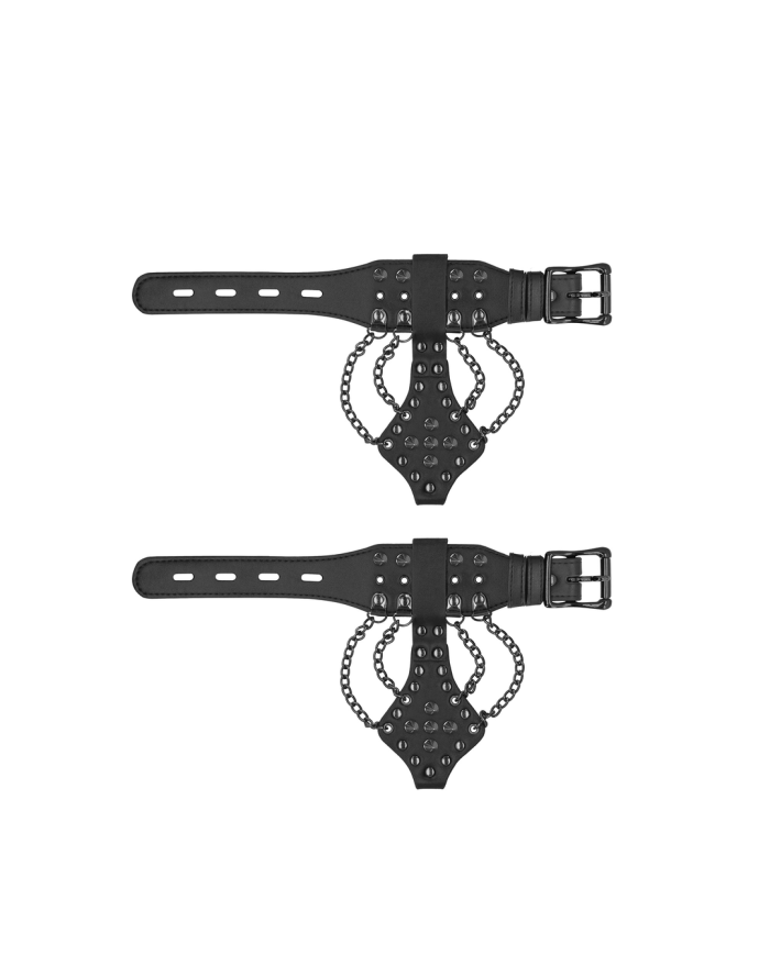 Handcuffs with Spikes and Chains